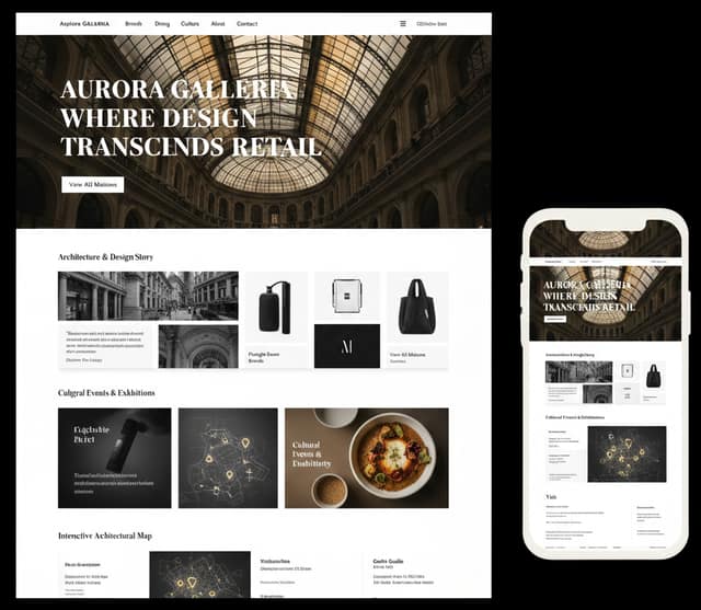Design concettuale – Stile galleria d'arte